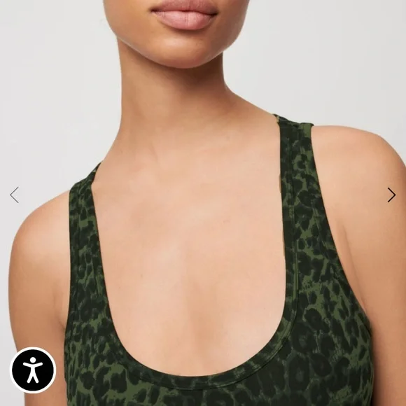 Maje and Varley Tallulah All In One Green Leopard Bodysuit - Picture 6 of 8